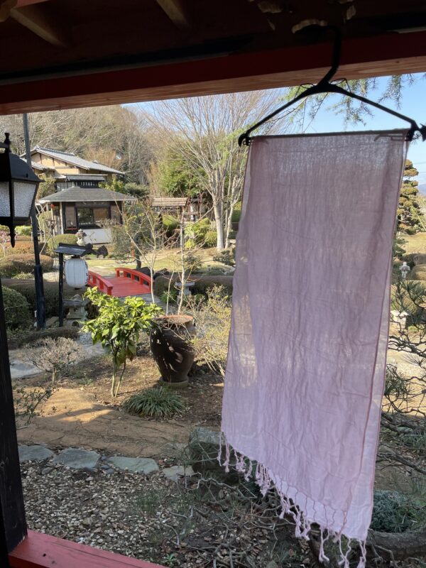 茜染めのストール〜日本古来の草木染め〜 - 画像 (5)